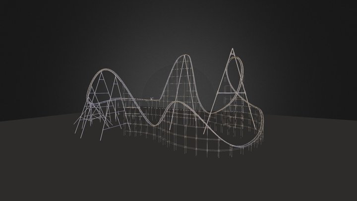 Dr. Devil Rollercoaster 3D Model