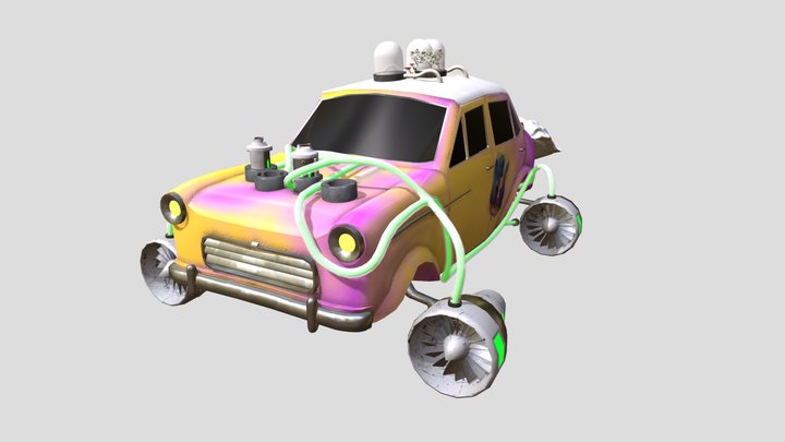 Leduc Maxime TP5 Voiture 3D Model