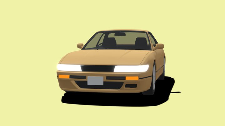TOON Japan : Nissan Silvia S13 – Free 3D Model STL