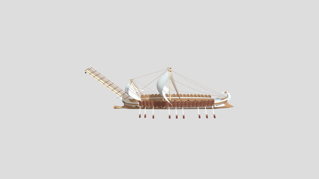 Roman Unireme/Pentaconter (with Corvus)