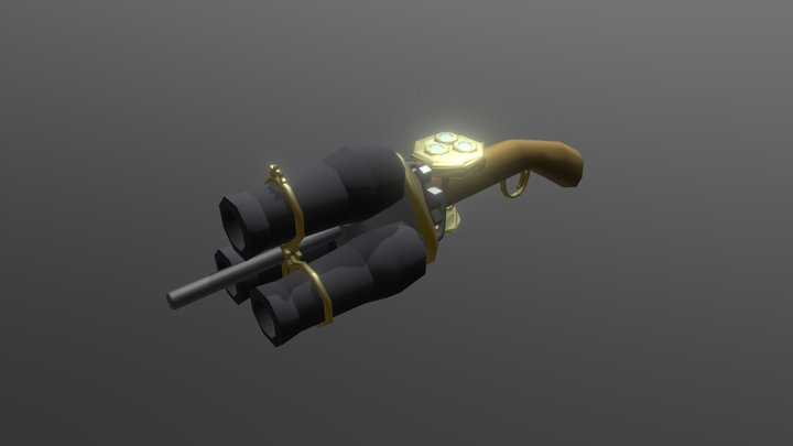 THR-33 Gun 3D Model