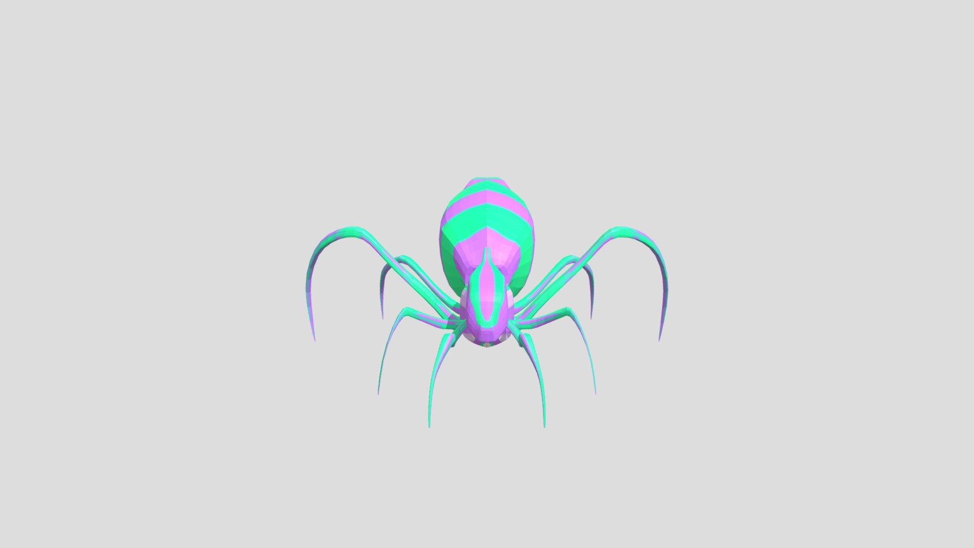 Low Poly Spider (Joker Edition)