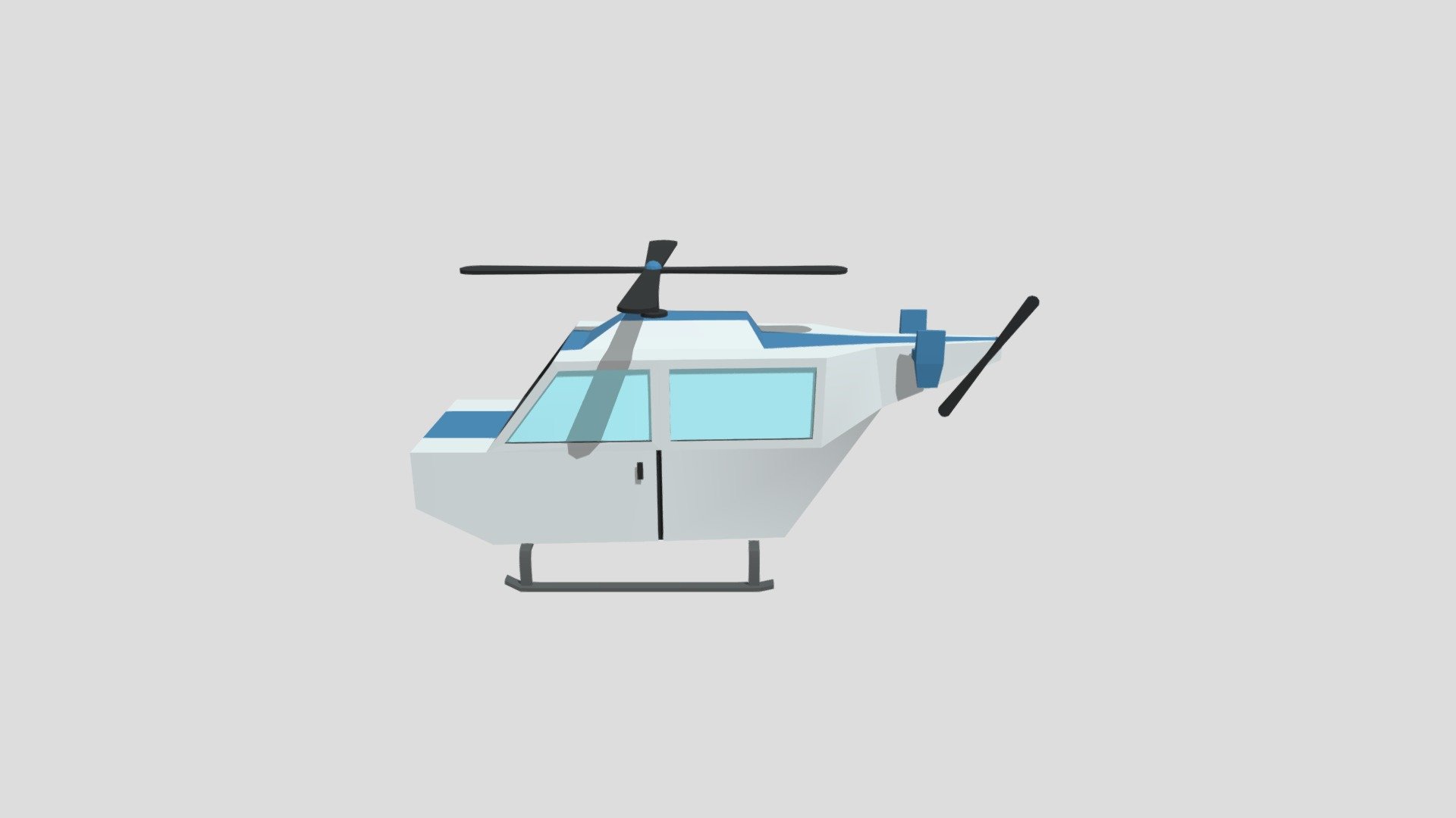 Helicopter from Poly by Google