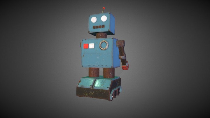 Toy Robot 3D Model