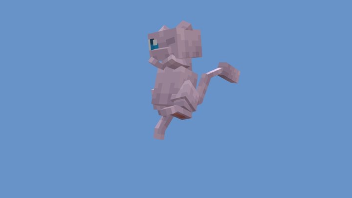 Mew (cobblemon style) 3D Model
