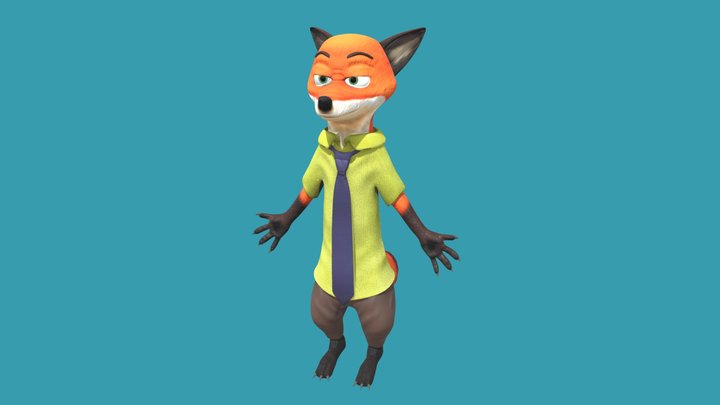Nick_Personaje 3D Model