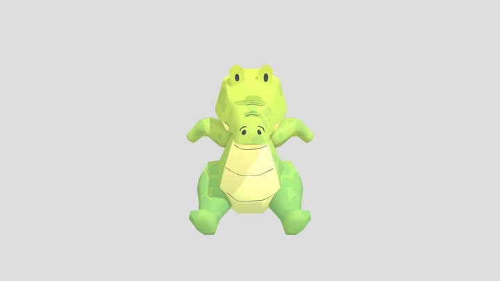Croc Export 3D Model