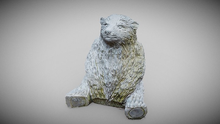 Bear Sculpture (Photogrammetry Scan) 3D Model