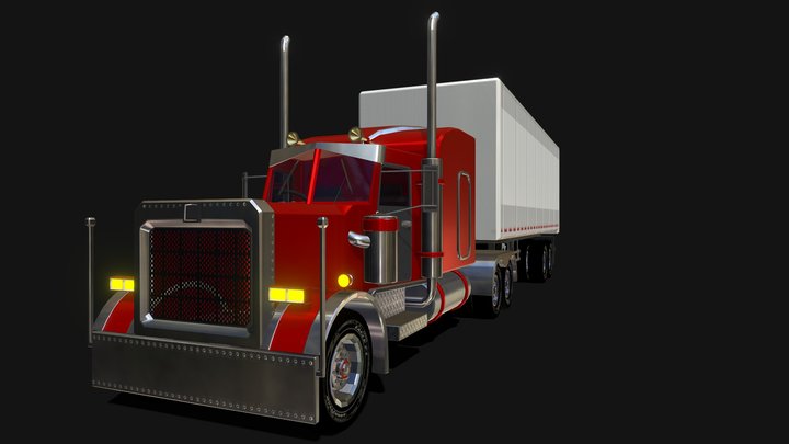 Glider Truck 3D Model