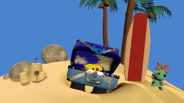 Stitch's Chest 3D Model