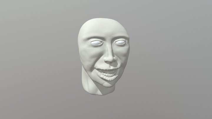 Sculpt January|| Happy 3D Model