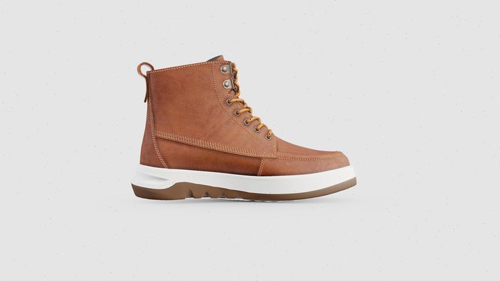 Suede Boot 3D Model