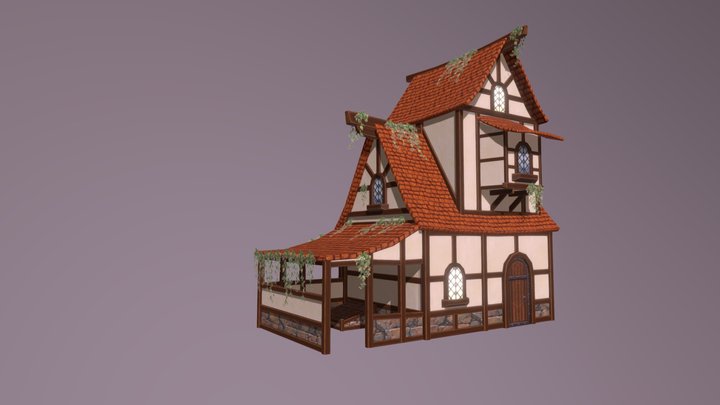Alex Fillion | Fantasy House 3D Model