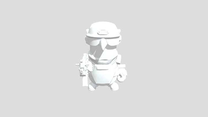 Crow commando 3D Model