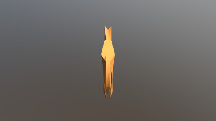 Low-poly Cat 3D Model