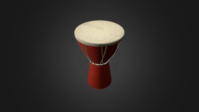Djembe ( African Instrument ) 3D Model