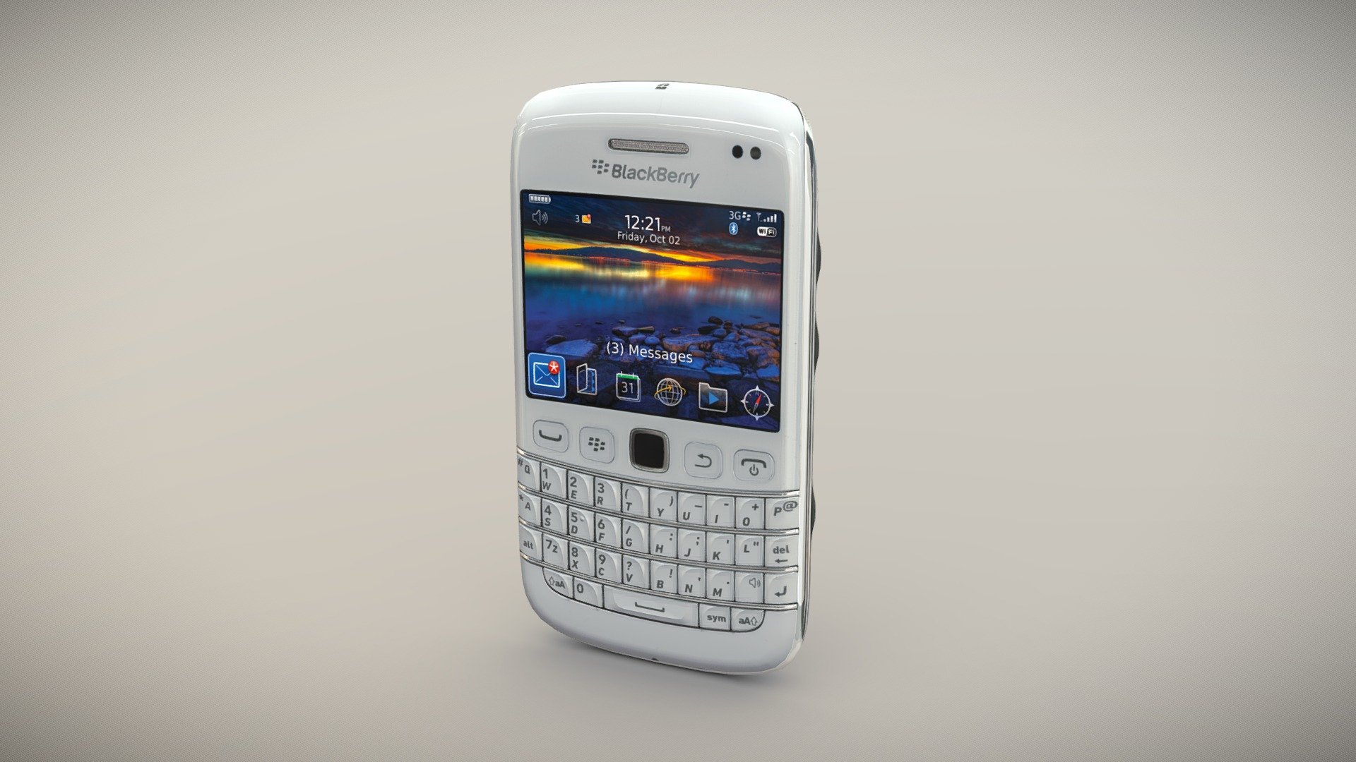 BlackBerry Bold 9790 White - Buy Royalty Free 3D model by 3DOverstock  (@3DOverstock) [c053963]