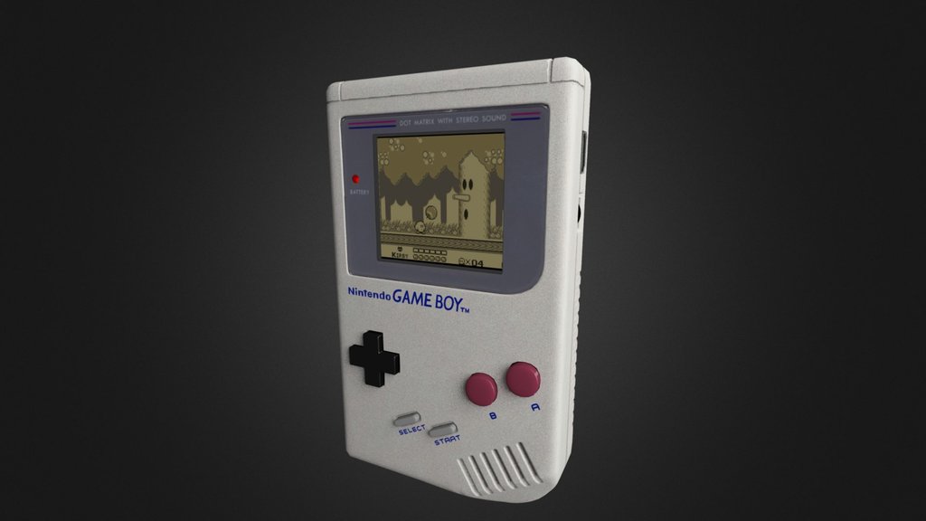 gameboy - A 3D model collection by merticgoren - Sketchfab