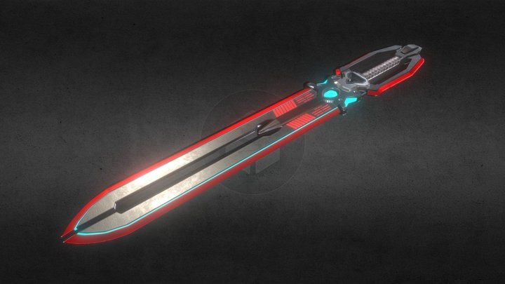 Red strider sword Mk2 – Free 3D Model STL