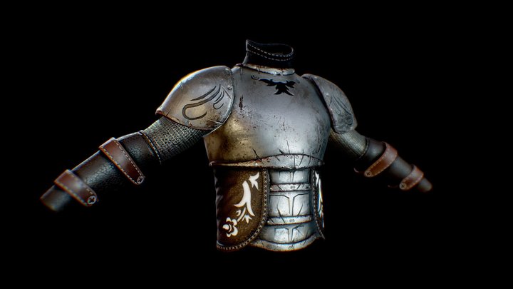 Free -Male Armour - Game Ready – Modello 3D gratuito STL