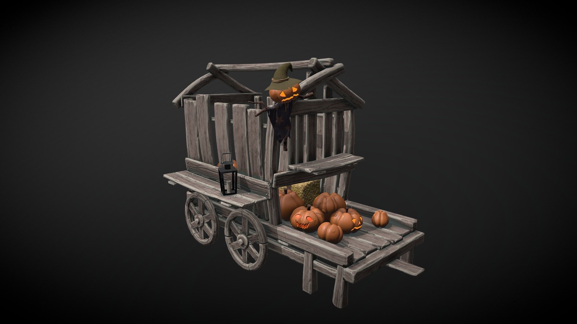 Spooky Hayride - 3D model by krkosik [c056826] - Sketchfab