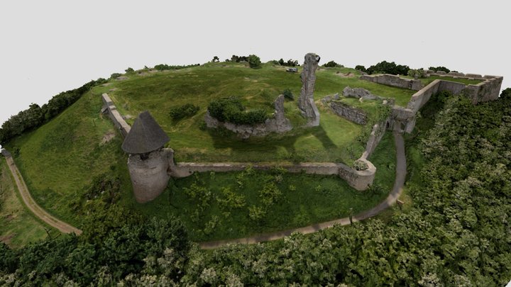 Nógrád - Vár 3D Model