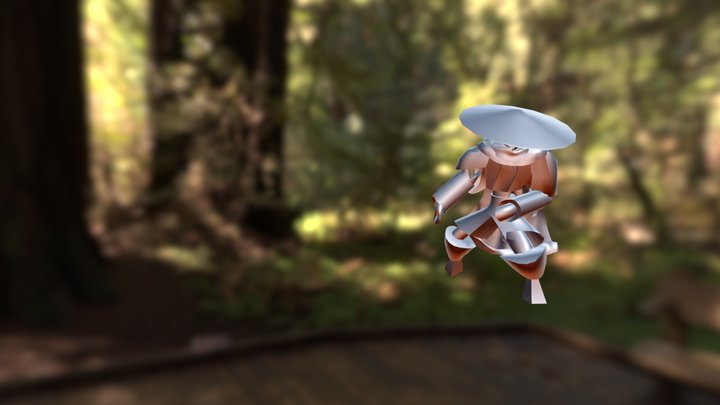 samurai robot 3D Model