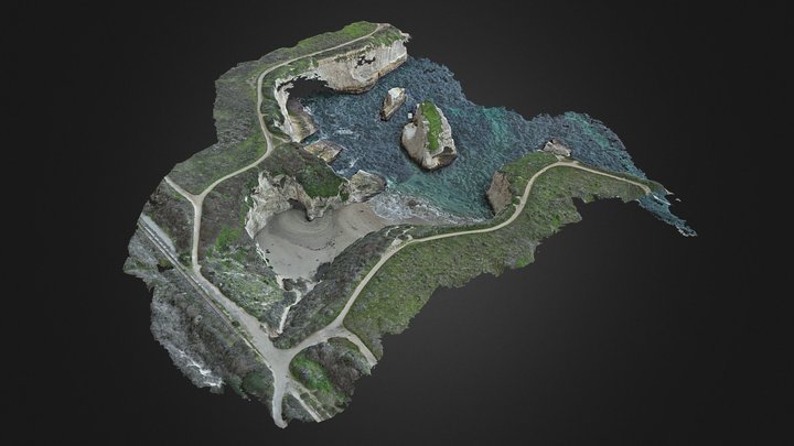 Shark Fin Cove 3D Model