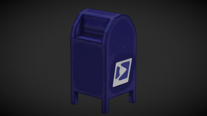 Post Box 3D Model
