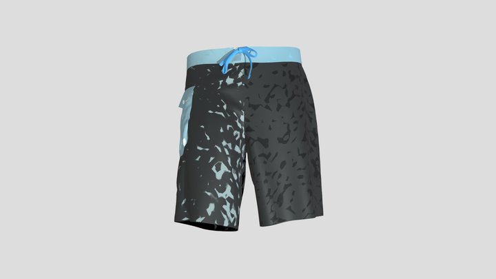 Boardshort 1 Vrscene Colorway 1 3D Model