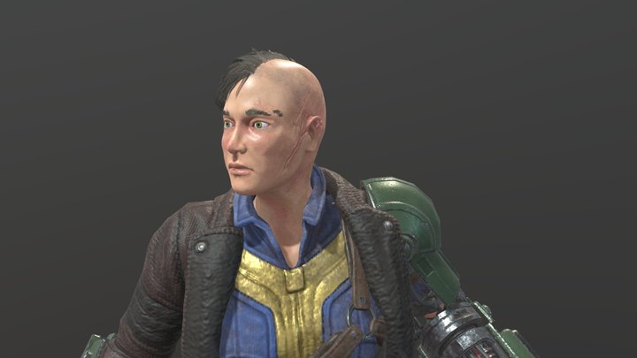 wasteland pose 3D Model