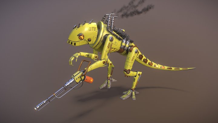 Diesel Lizard 3D Model
