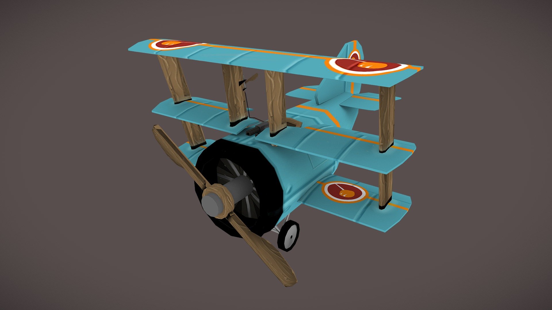 Stylized Sopwith Triplane