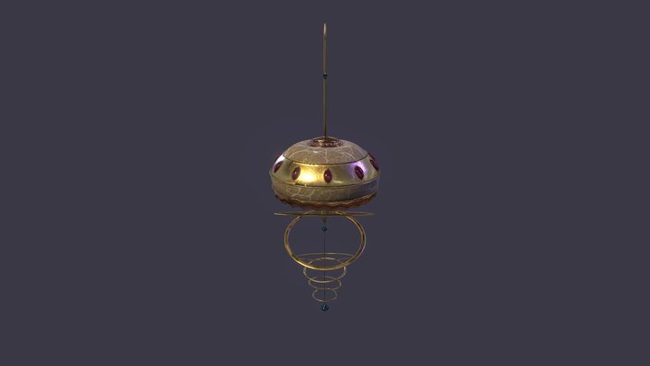 jellyfish lamp 2 3D Model