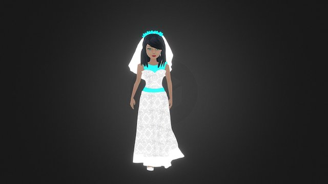 the bride 3D Model