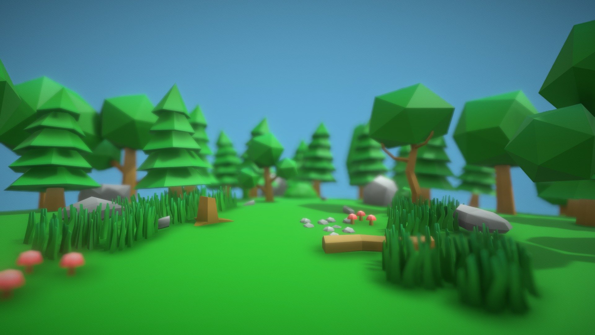 Low Poly Forest - Buy Royalty Free 3D model by Mora (@MoraAzul ...