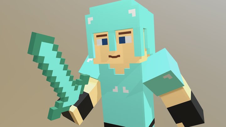 Fake Knight minecraft 3D Model