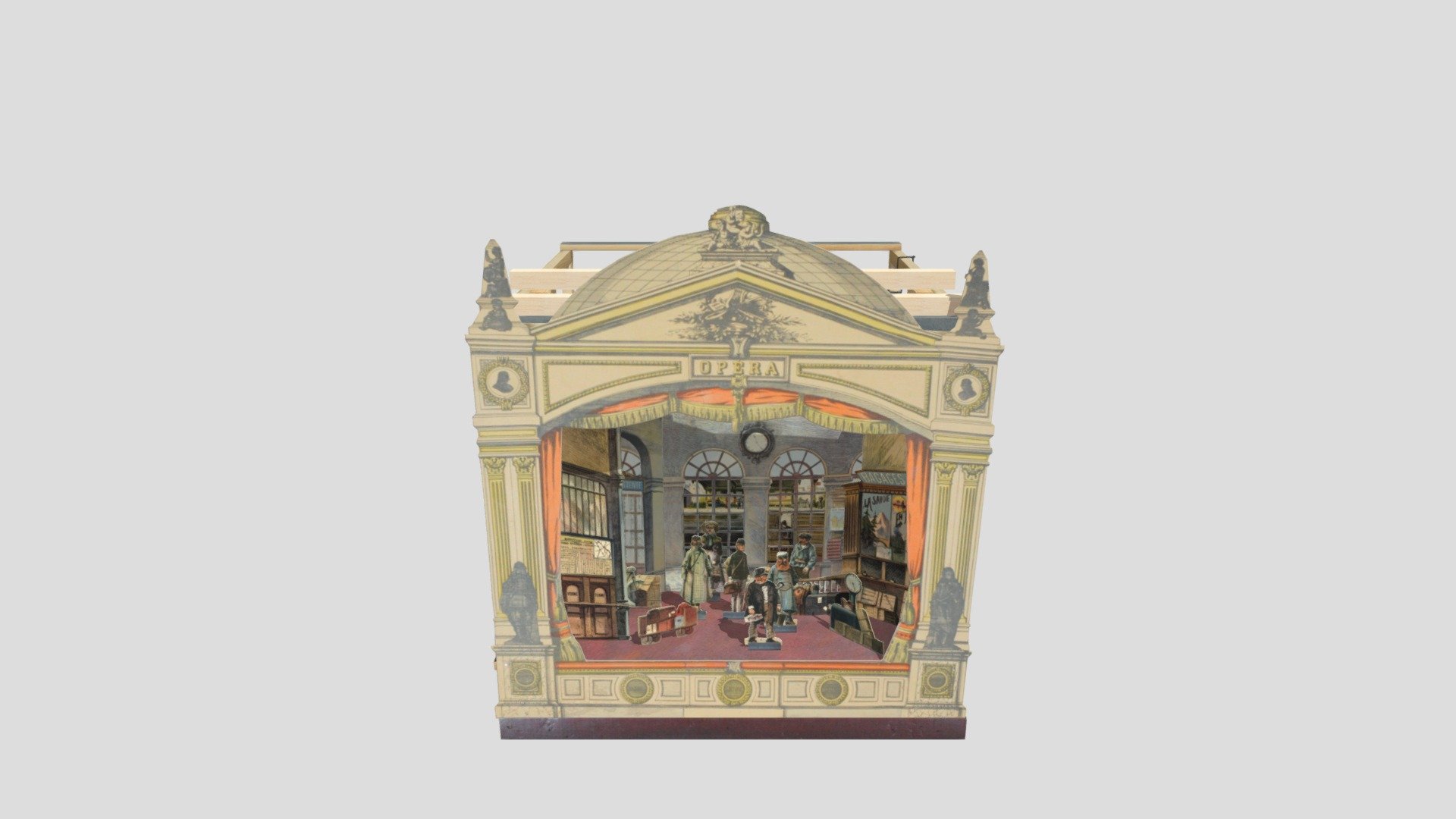 Toy theatre Opera Grand théâtre Nouveau, c. 1913 - Download Free 3D ...