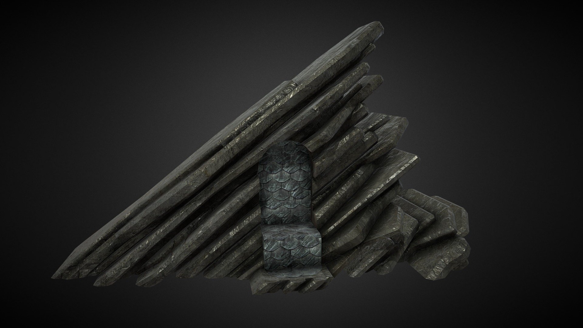 Dragonstone Throne - 3D model by Prince Salt (@chilly37) [c05b1ac ...