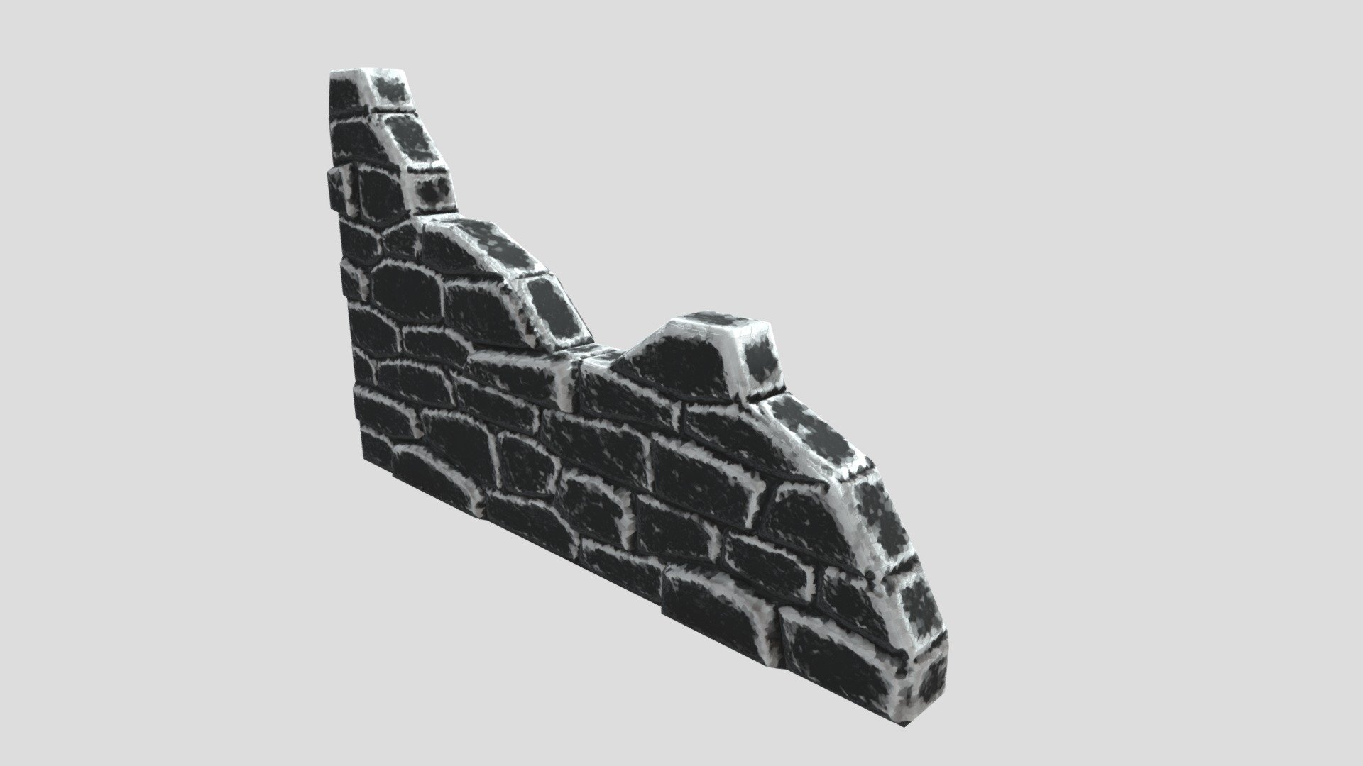 Snowy Ancient Wall 2 [Stylised]