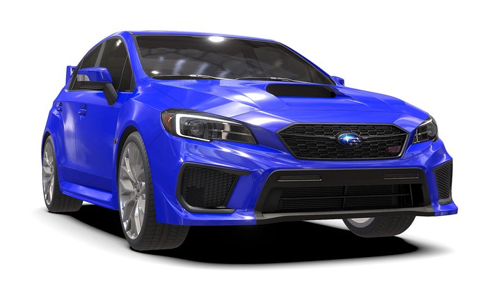 Subaru WRX STI 2018 3D Model