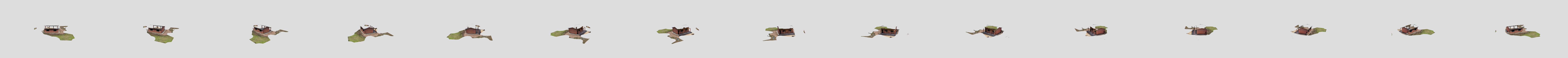 Bolivia - El Tigre - School - Exterior - 2022 3D Model