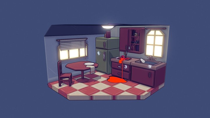 Ghosts in the Kitchen 3D Model