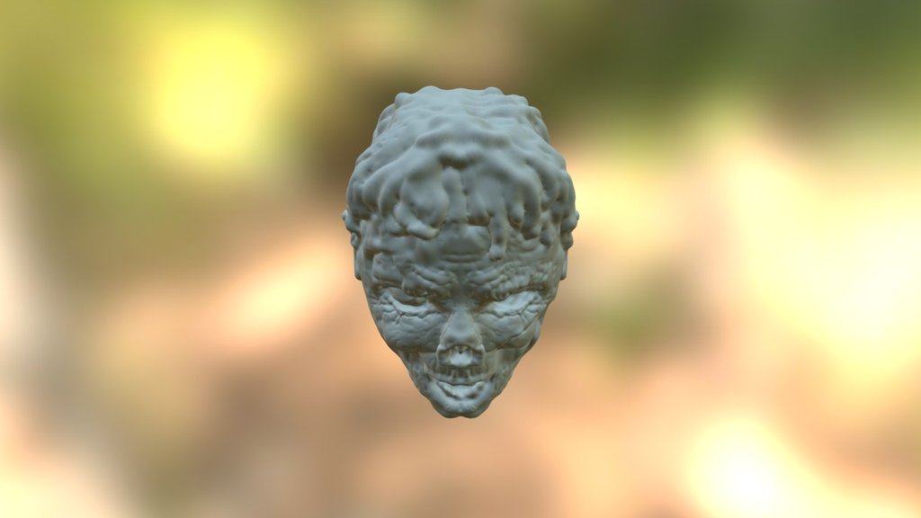 Zombie head