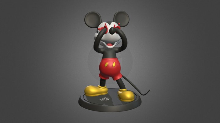 Mickey bloody eyes 3D Model
