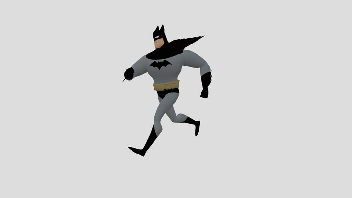 BATMAN LOWPOLY 3D Model
