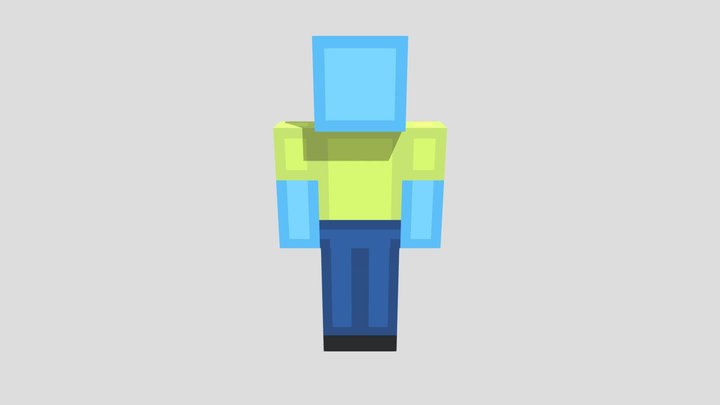 Derp Cyan 3D Model