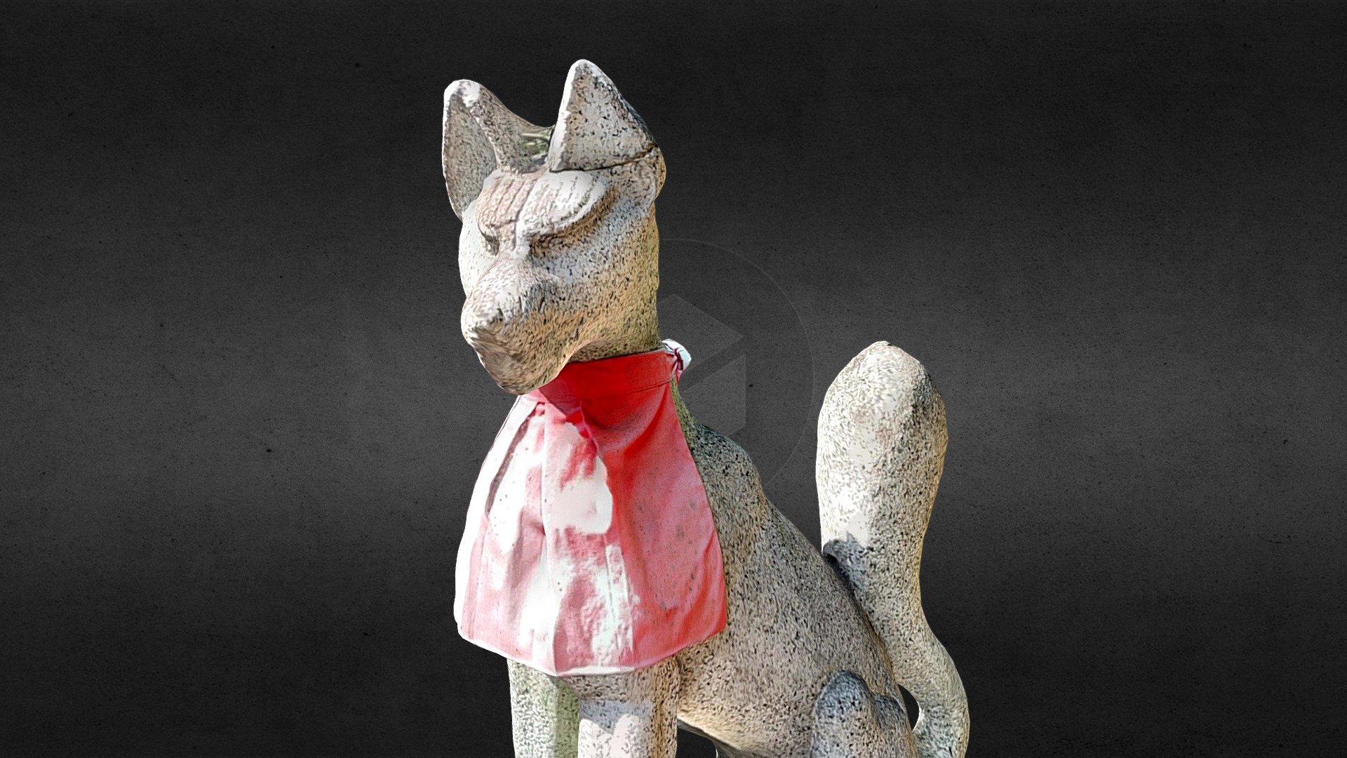 The fox statues scans with iPhone12 Pro (Trnio)