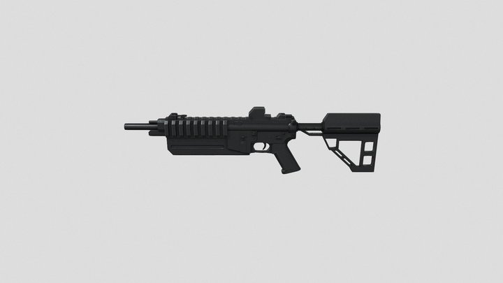 All you need is kill 20mm machine gun 3D Model