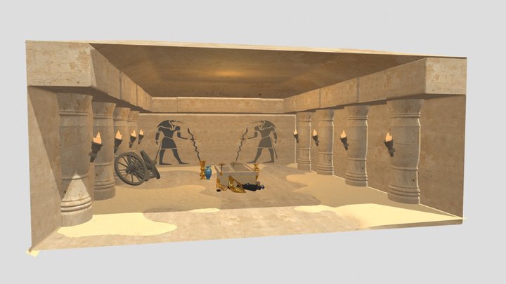 Egyptian Tomb 3D Model